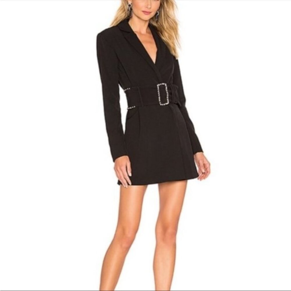 Revolve NBD Malena Mini Dress in Black Size Small